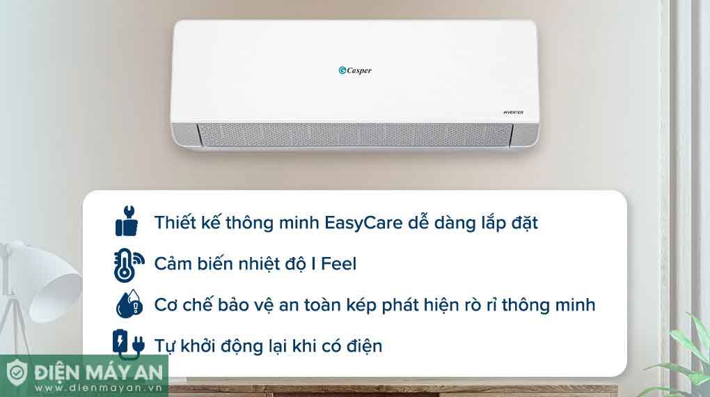 Điều Hòa Casper Inverter 24.000 BTU 2 Chiều QH-24IU36A